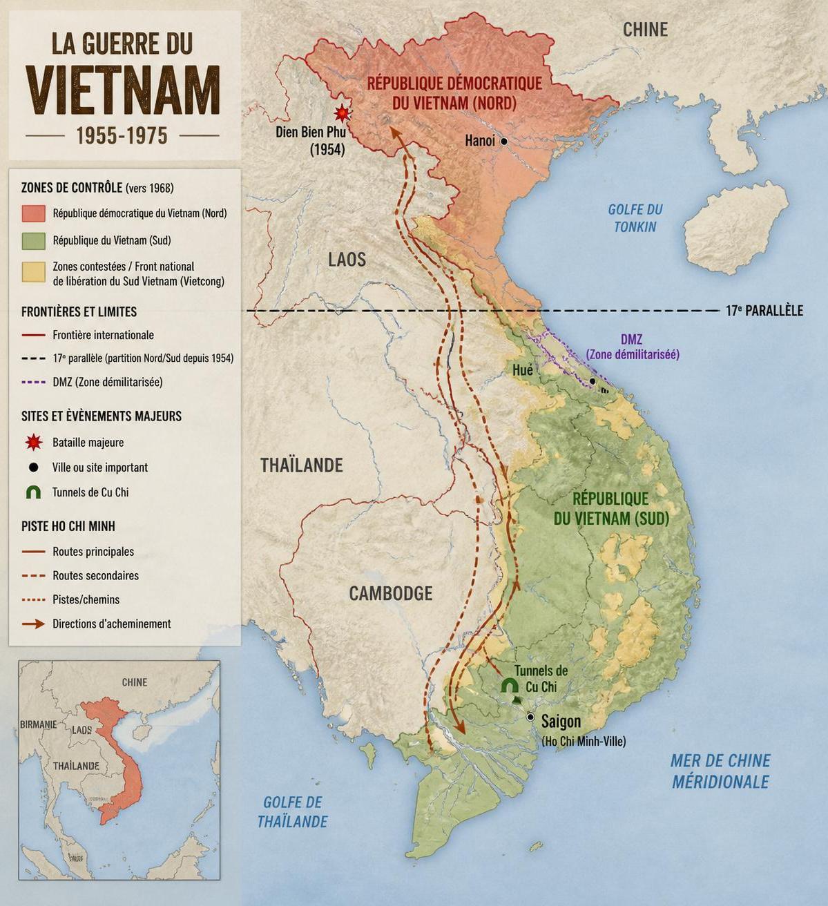 découvrez l'histoire de la guerre du vietnam pour mieux comprendre et analyser les sites consacrés à ce conflit majeur du xxe siÚcle.