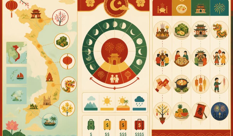 découvrez le têt vietnamien, la fête du nouvel an lunaire, ses traditions et conseils pratiques pour les voyageurs souhaitant vivre cette célébration unique au vietnam.