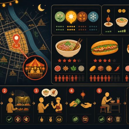 Street food à Hanoi : notre guide du marché nocturne de Đồng Xuân découvrez la street food à hanoi avec notre guide complet du marché nocturne de đồng xuân, où saveurs authentiques et ambiance animée vous attendent.