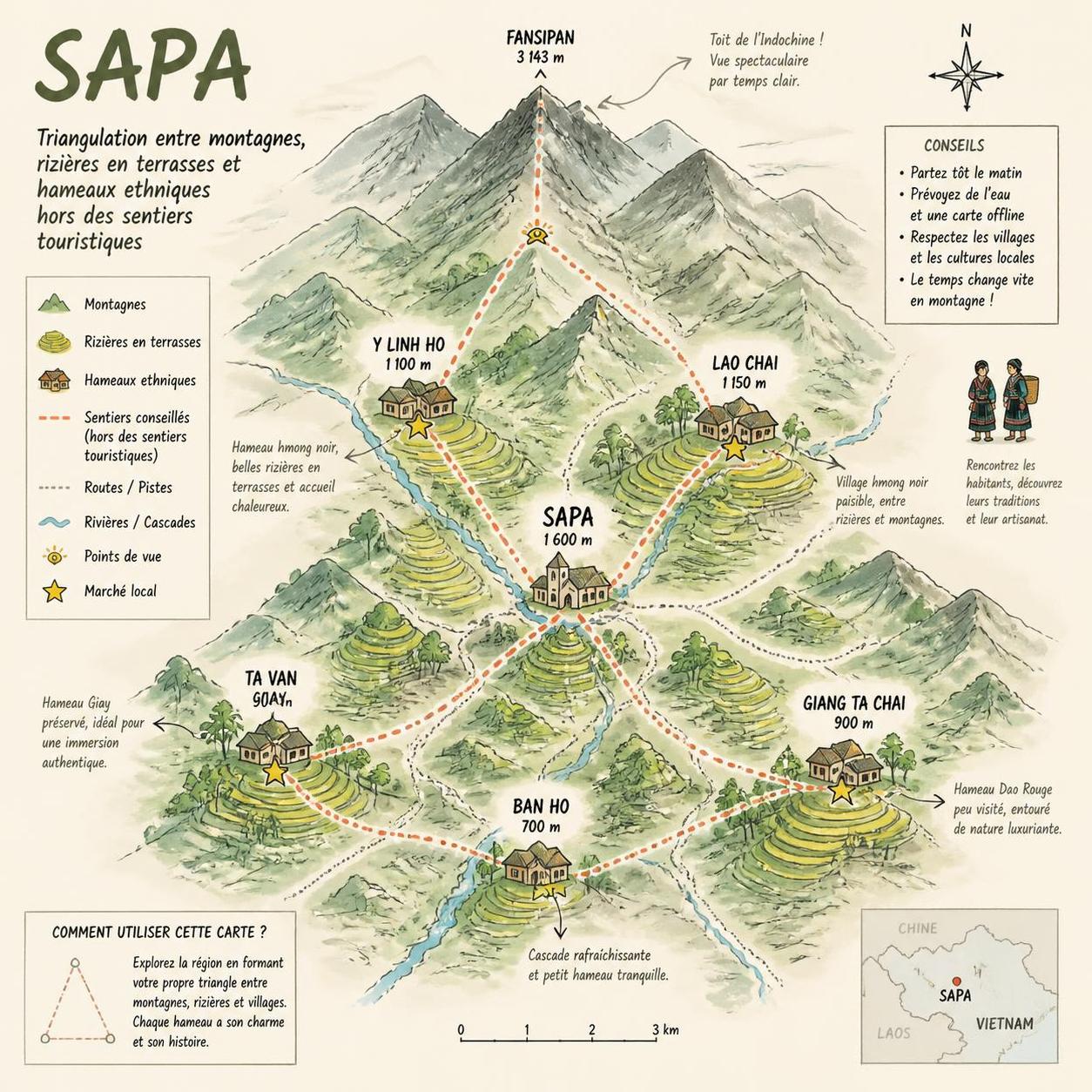 découvrez les sentiers secrets du trekking autour de sapa et vivez une aventure unique loin des circuits touristiques traditionnels.