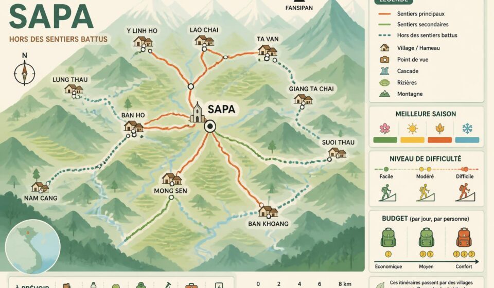 découvrez les itinéraires de trekking autour de sapa pour explorer des sentiers méconnus et vivre une aventure unique loin des circuits touristiques habituels.