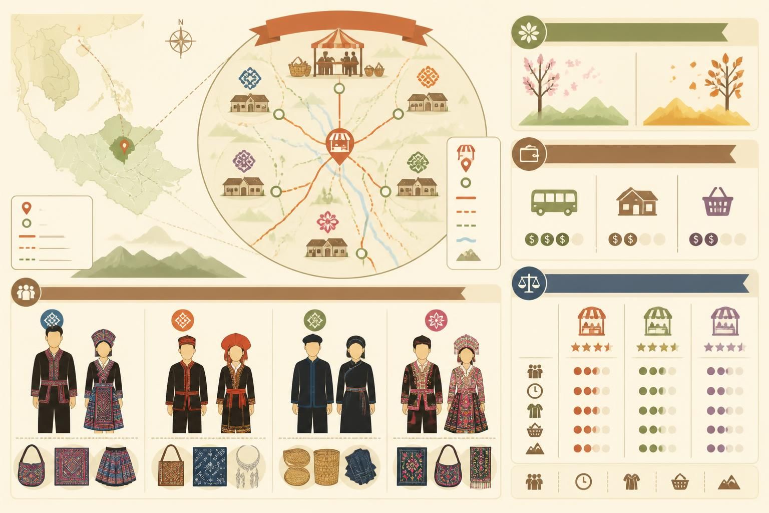 découvrez le marché du dimanche de bac ha, un lieu authentique au cœur du grand nord vietnamien, où traditions et cultures locales se rencontrent dans une ambiance unique.
