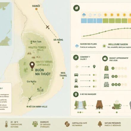 découvrez buôn ma thuột et les hautes terres centrales, une région méconnue du vietnam riche en culture et paysages authentiques, loin des circuits touristiques traditionnels.