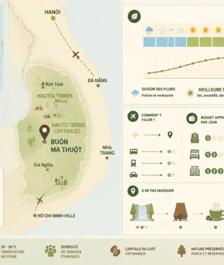 découvrez buôn ma thuột et les hautes terres centrales, une région méconnue du vietnam riche en culture et paysages authentiques, loin des circuits touristiques traditionnels.