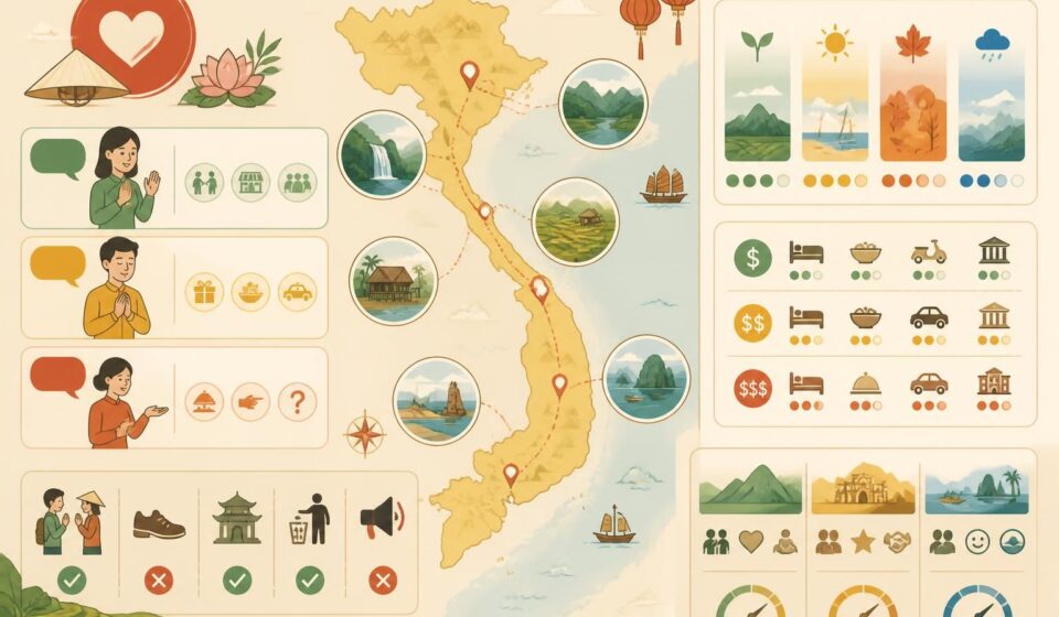 découvrez comment dire « cảm ơn » et apprenez les mots-clés essentiels pour voyager poliment au vietnam, afin de rendre votre expérience plus authentique et respectueuse.