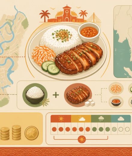Cơm tấm : le plat-signature de Saïgon, riz brisé et côtelette caramélisée à 30 000 đồng découvrez cơm tấm, le plat emblématique de saïgon composé de riz brisé et de côtelette caramélisée, savouré pour seulement 30 000 đồng.