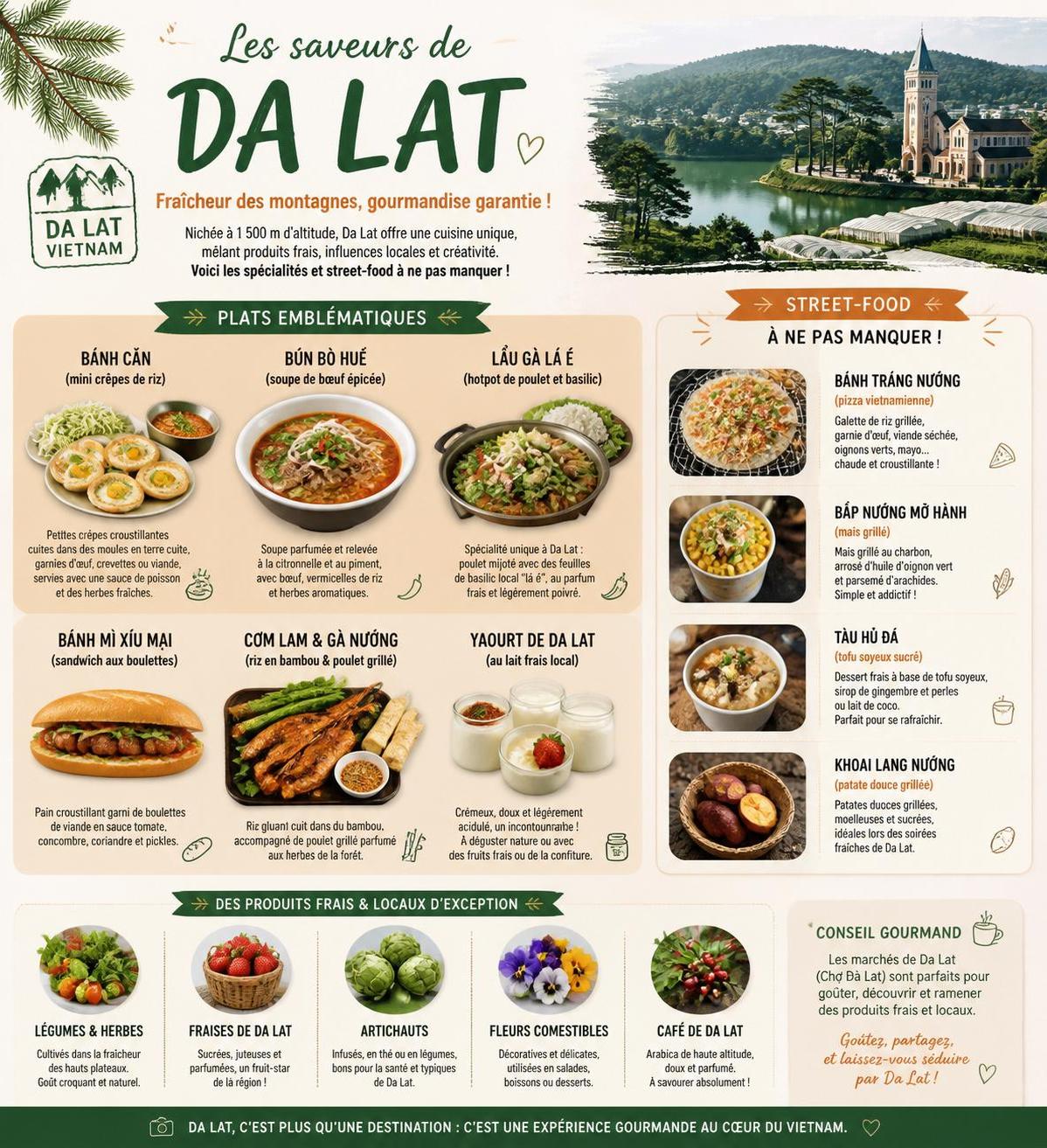 découvrez da lat, la ville éternellement fraîche du vietnam, à travers notre guide sans filtre qui vous dévoile ses trésors, ses paysages uniques et ses secrets authentiques.