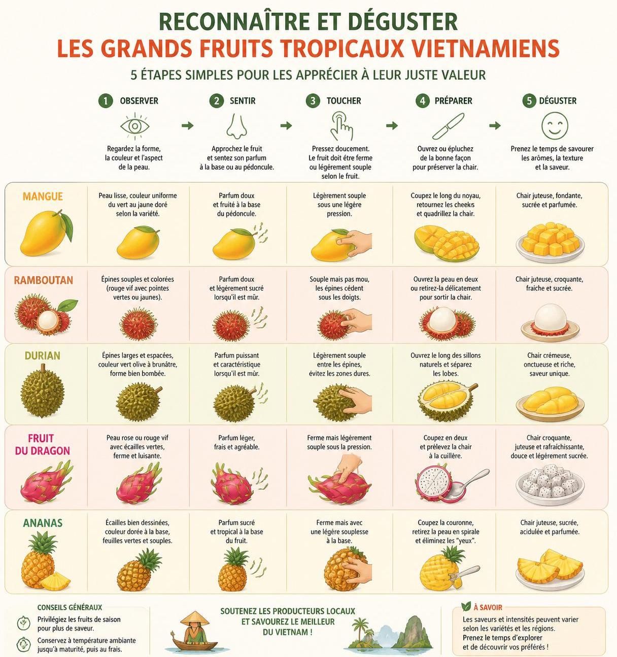 découvrez les fruits tropicaux du vietnam, leur saison idéale, leurs prix et des conseils pour les reconnaître facilement. guide complet pour les amateurs de saveurs exotiques.