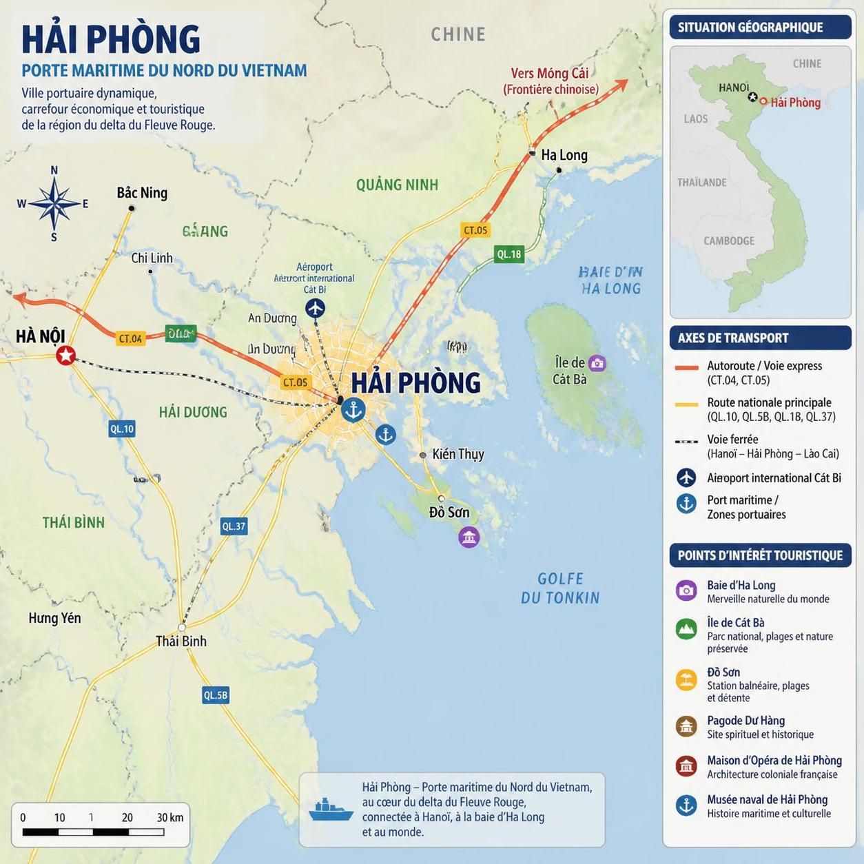 découvrez hải phòng, la dynamique grande ville portuaire du nord du vietnam souvent méconnue des voyageurs qui la traversent sans s'arrêter. explorez son riche patrimoine, sa culture vibrante et ses paysages authentiques.