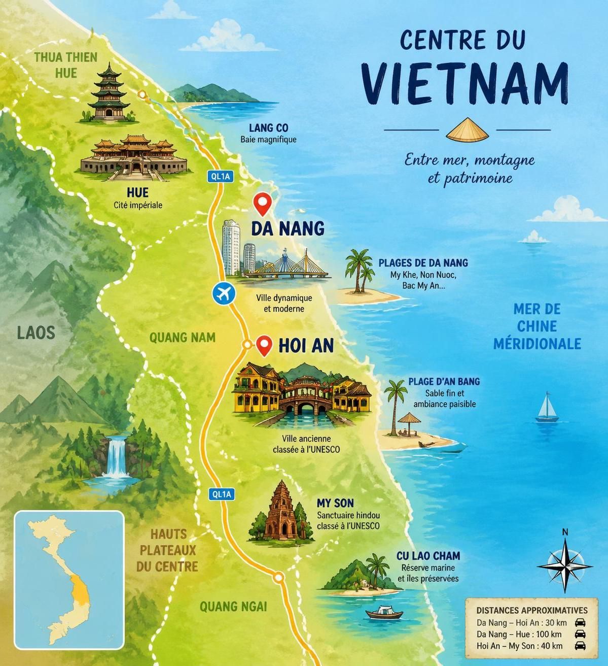 découvrez les différences entre hoi an et da nang pour choisir la destination idéale lors de votre séjour dans le centre du vietnam. culture, plages et activités au rendez-vous.