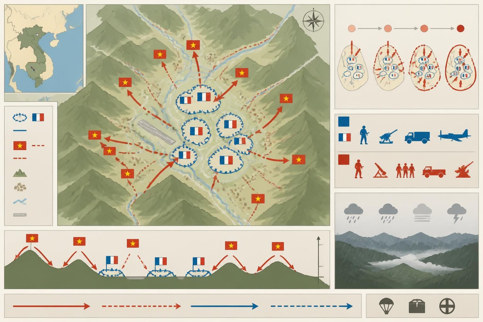découvrez la bataille de điện biên phủ, un événement clé qui a marqué la fin de l'empire colonial français, en explorant les lieux historiques et leur impact durable.