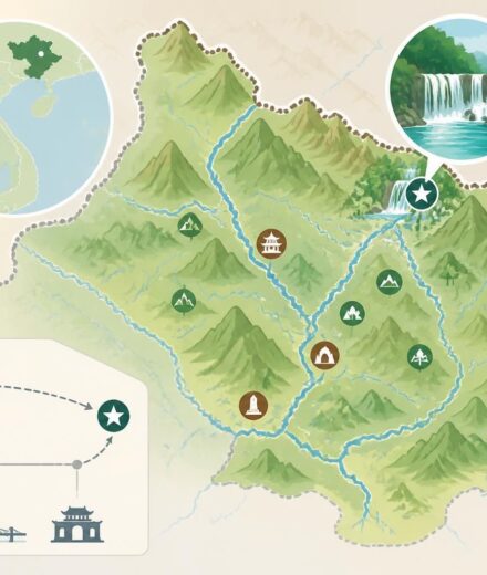 La cascade de Ban Gioc à Cao Bang : au bout du bout du Vietnam découvrez la magnifique cascade de ban gioc à cao bang, un joyau naturel au bout du vietnam, où la nature sauvage et les paysages époustouflants vous attendent pour une expérience unique.