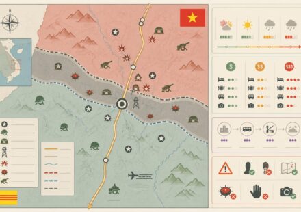 La zone démilitarisée (DMZ) : Khe Sanh, Đường 9 et les fantômes de la guerre au Vietnam découvrez l'histoire de la zone démilitarisée (dmz) au vietnam, avec un focus sur khe sanh, đường 9 et les traces laissées par les fantômes de la guerre.