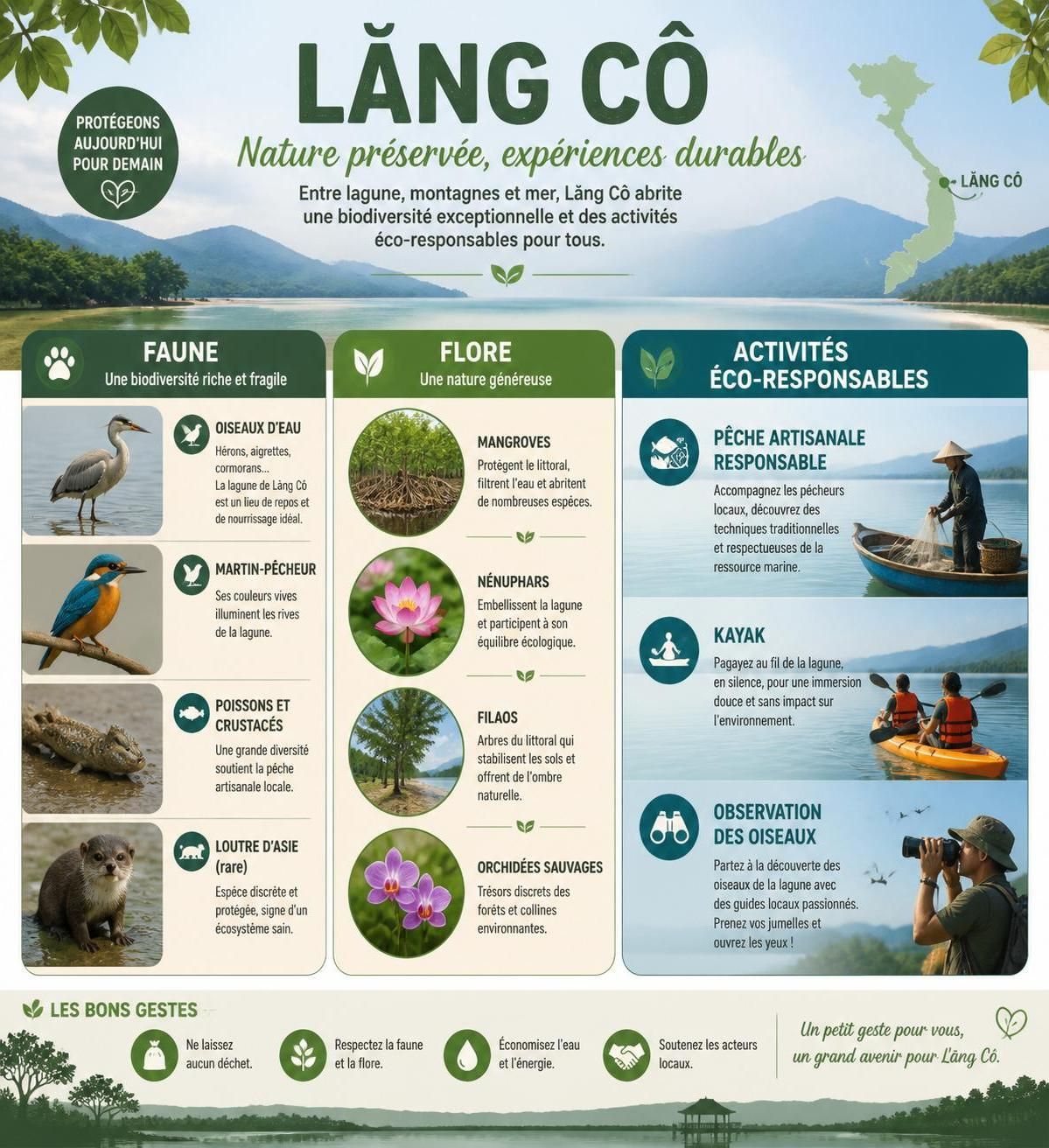 découvrez lăng cô, la plage secrète entre huế et đà nẵng, un paradis méconnu que la plupart des voyageurs ignorent. profitez d'un cadre naturel préservé, loin de la foule, pour des moments de détente authentiques.