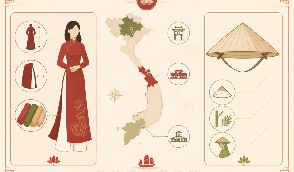 découvrez comment l'áo dài et le nón lá représentent l'âme et l'identité culturelles du vietnam, symboles intemporels de son patrimoine unique.