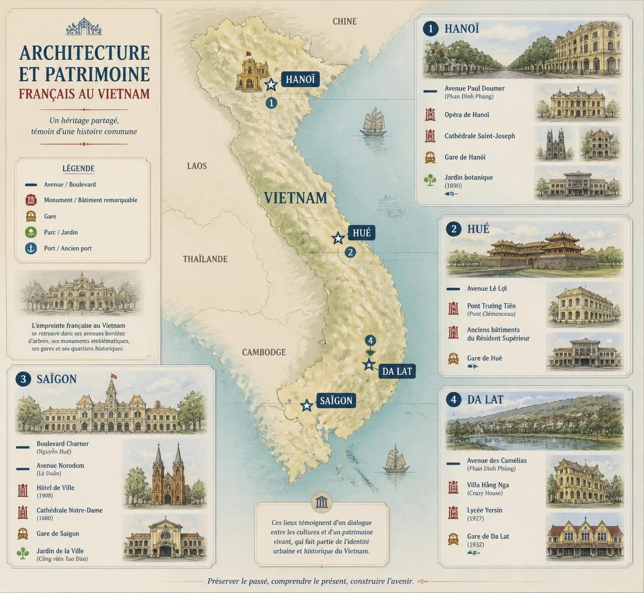 découvrez l'empreinte française au vietnam à travers les traces coloniales et le métissage culturel surprenant qui en découle, révélant une histoire riche et complexe.