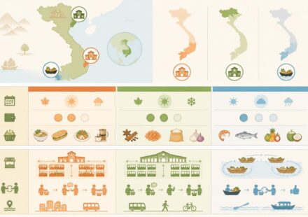 Les marchés alimentaires du Vietnam : Bến Thành, Đồng Xuân, marché flottant découvrez les marchés alimentaires emblématiques du vietnam : bến thành à ho chi minh-ville, đồng xuân à hanoï, et les fascinants marchés flottants du delta du mékong, pour une expérience culinaire authentique et colorée.