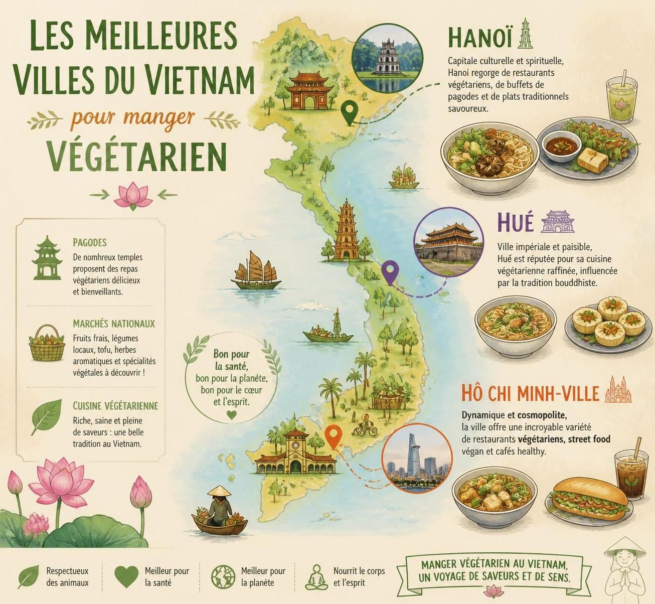 découvrez pourquoi manger végétarien au vietnam est plus simple que vous ne l'imaginez et explorez les délicieuses options locales adaptées à tous les goûts.