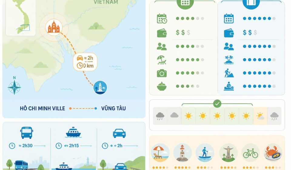 découvrez vũng tàu, la plage préférée des saïgonnais située à seulement 2h de hô chi minh. idéale pour un week-end ou une escapade complète, explorez ses charmes et activités balnéaires.