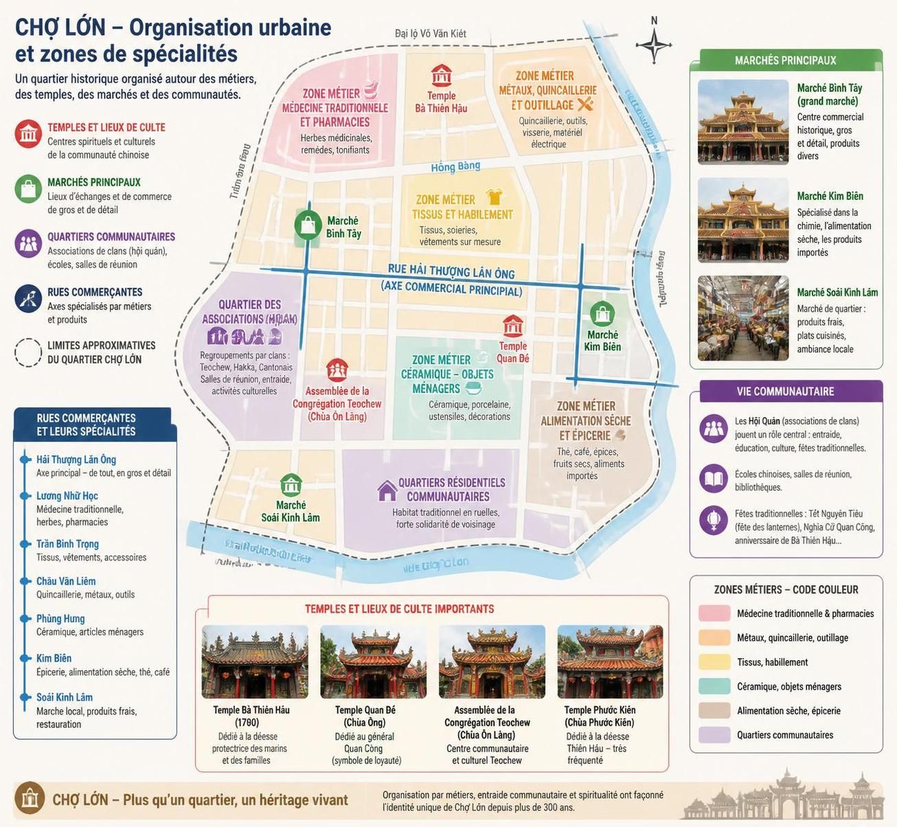 découvrez chợ lớn, le chinatown vibrant de saïgon, un quartier fascinant et méconnu où tradition, culture et saveurs authentiques se rencontrent pour offrir une expérience unique aux voyageurs curieux.