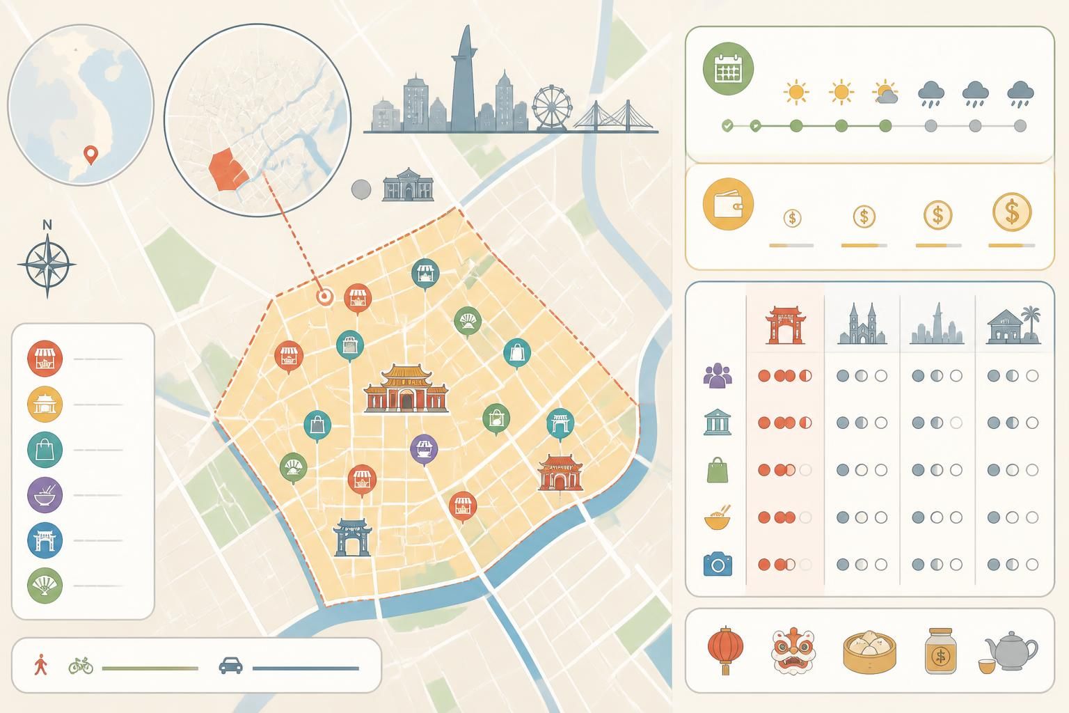 découvrez chợ lớn, le chinatown vibrant de saïgon, un quartier riche en histoire et culture, souvent méconnu des voyageurs. plongez dans un monde authentique au cœur de la ville.
