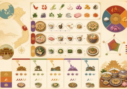 La cuisine de Huế : royale, épicée et la plus élaborée du Vietnam découvrez la cuisine de huế, célèbre pour ses saveurs royales, ses épices raffinées et ses plats délicats, reflet de la richesse culturelle et culinaire du vietnam.