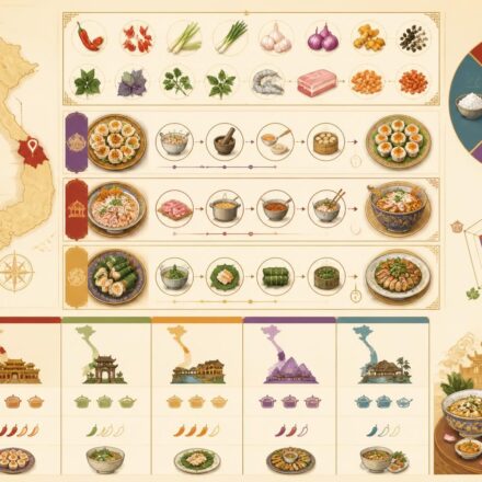 La cuisine de Huế : royale, épicée et la plus élaborée du Vietnam découvrez la cuisine de huế, célèbre pour ses saveurs royales, ses épices raffinées et ses plats délicats, reflet de la richesse culturelle et culinaire du vietnam.