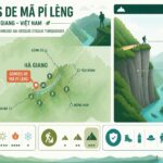 découvrez la gorge spectaculaire de mã pí lèng à hà giang, une randonnée vertigineuse offrant des vues imprenables sur des eaux turquoise et des paysages à couper le souffle.