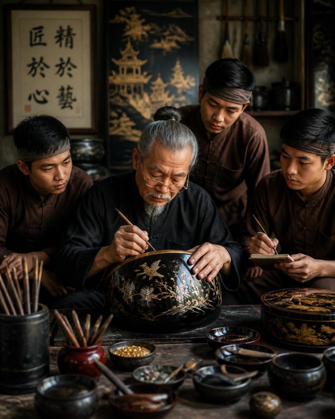 découvrez l'art traditionnel de la laque au vietnam à travers les maîtres artisans de hanoï et leurs techniques ancestrales, un héritage culturel unique et raffiné.