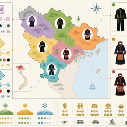 Les costumes des minorités du Nord Vietnam : reconnaître les groupes, comprendre les broderies découvrez les costumes traditionnels des minorités du nord vietnam, apprenez à reconnaître chaque groupe ethnique et à comprendre la signification des broderies uniques.