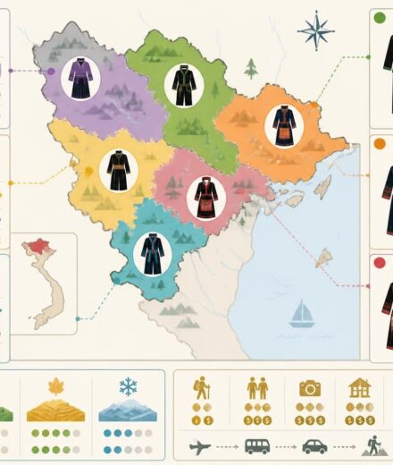 Les costumes des minorités du Nord Vietnam : reconnaître les groupes, comprendre les broderies découvrez les costumes traditionnels des minorités du nord vietnam, apprenez à reconnaître chaque groupe ethnique et à comprendre la signification des broderies uniques.
