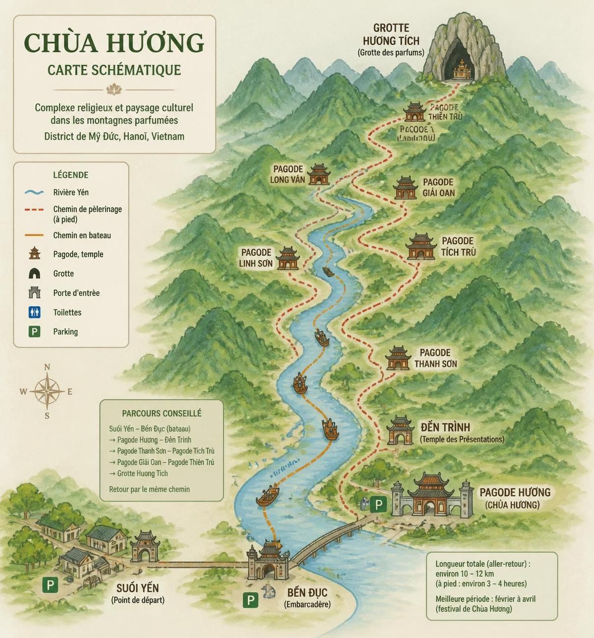 découvrez les histoires fascinantes des grandes pagodes du vietnam : chùa một cột, chùa hương, et chùa bái đính, symboles culturels et spirituels incontournables du pays.
