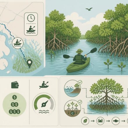 Les mangroves de Cần Giờ : kayak dans la forêt aquatique à une heure de Saïgon explorez les mangroves de cần giờ en kayak, une forêt aquatique unique située à seulement une heure de saïgon. découvrez une nature préservée et une aventure inoubliable au cœur d'un écosystème exceptionnel.