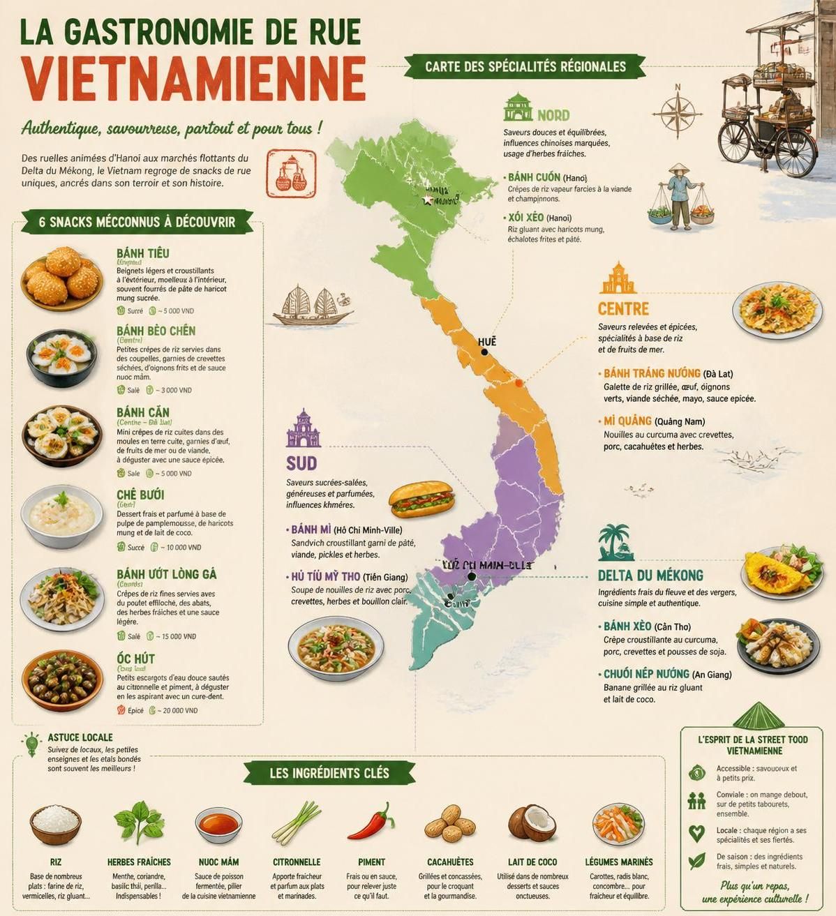 découvrez les snacks de rue vietnamiens incontournables que les voyageurs ont souvent tendance à manquer lors de leur visite. savourez des saveurs authentiques et typiques du vietnam.