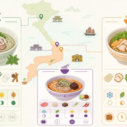 découvrez les soupes régionales du vietnam avec le phở du nord, le bún bò de huế et le cao lầu de hội an, trois spécialités emblématiques qui reflètent la richesse culinaire vietnamienne.