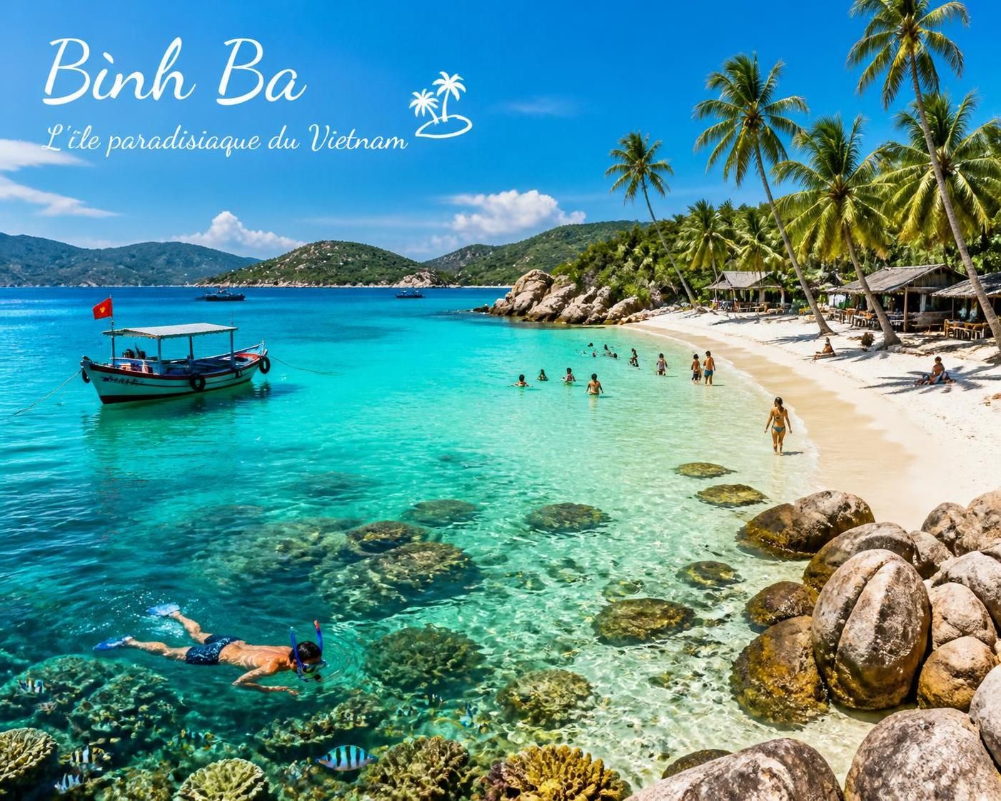 découvrez l'île de bình ba, située à seulement 2h de nha trang, célèbre pour ses homards délicieux, ses eaux cristallines et son ambiance authentique au bout du monde.