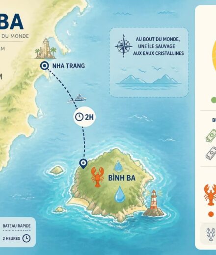 L’île de Bình Ba : homards, eaux cristallines et bout du monde à 2h de Nha Trang découvrez l'île de bình ba, un paradis à seulement 2h de nha trang, célèbre pour ses homards frais, ses eaux cristallines et son atmosphère authentique au bout du monde.