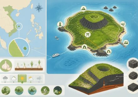 découvrez l'île de lý sơn, célèbre pour sa culture unique de l'ail à quảng ngãi, ses impressionnantes falaises volcaniques et son charme authentique loin des circuits touristiques classiques.