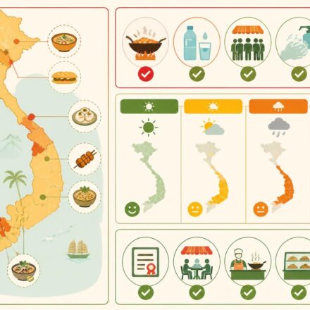 découvrez comment savourer la street food vietnamienne en toute sécurité grâce à nos règles d'or et aux signes visuels à repérer pour éviter les risques sanitaires.