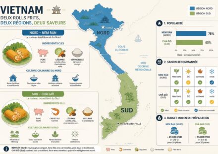 Nem rán au Nord, chả giò au Sud : les rouleaux frits qui révèlent la fracture culinaire du Vietnam découvrez le nem rán du nord et le chả giò du sud, deux rouleaux frits emblématiques qui illustrent la diversité et la richesse des traditions culinaires vietnamiennes.