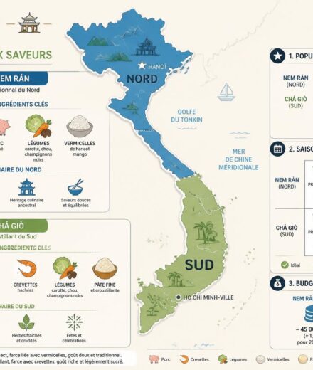 Nem rán au Nord, chả giò au Sud : les rouleaux frits qui révèlent la fracture culinaire du Vietnam découvrez le nem rán du nord et le chả giò du sud, deux rouleaux frits emblématiques qui illustrent la diversité et la richesse des traditions culinaires vietnamiennes.