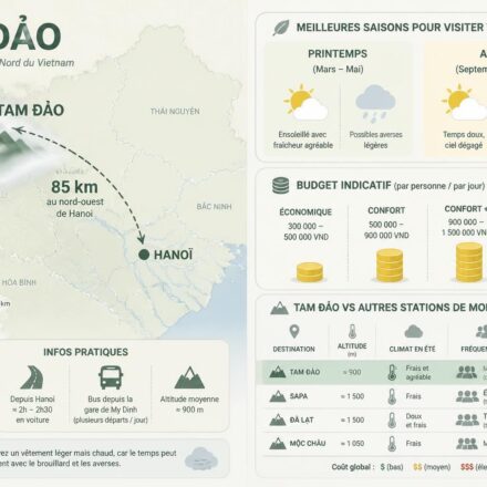 Tam Đảo : la station de montagne brumeuse à 85 km de Hanoï que peu d’étrangers connaissent découvrez tam đảo, la station de montagne mystérieuse située à seulement 85 km de hanoï, idéale pour échapper à la foule et profiter d'un climat brumeux unique, un secret bien gardé des voyageurs étrangers.