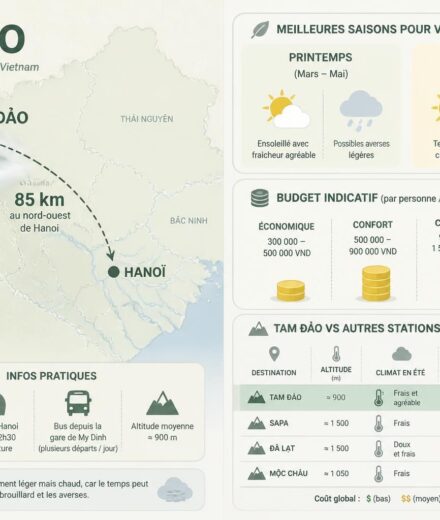 Tam Đảo : la station de montagne brumeuse à 85 km de Hanoï que peu d’étrangers connaissent découvrez tam đảo, la station de montagne mystérieuse située à seulement 85 km de hanoï, idéale pour échapper à la foule et profiter d'un climat brumeux unique, un secret bien gardé des voyageurs étrangers.