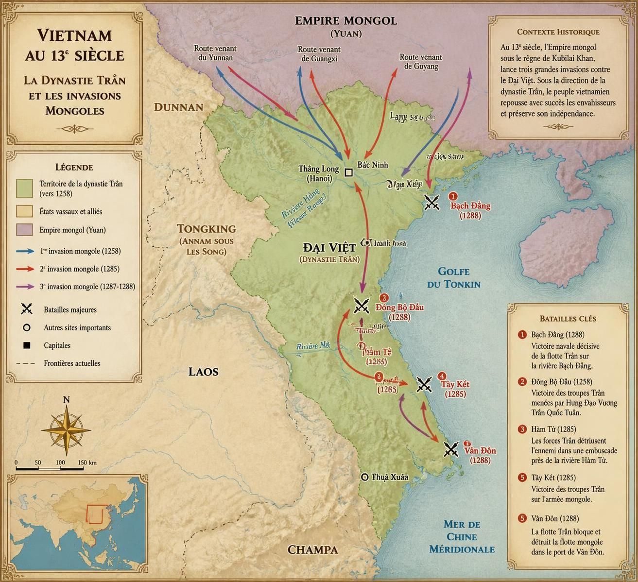 découvrez comment trần hưng đạo a mené la résistance vietnamienne contre les invasions mongoles, forgeant ainsi l'identité et la fierté nationale du vietnam.