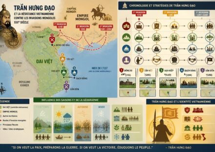 Trần Hưng Đạo et les victoires sur les Mongols : la résistance qui a forgé l’identité vietnamienne découvrez comment trần hưng đạo a mené la résistance victorieuse contre les mongols, forgeant ainsi l'identité vietnamienne à travers des batailles historiques déterminantes.