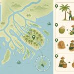 découvrez bến tre, l'île aux cocotiers du mékong, célèbre pour son artisanat ancestral de la noix de coco, ses paysages pittoresques et sa culture authentique vietnamienne.