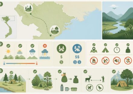 Bivouac et camping sauvage au Vietnam : Van Long, les forêts de Sa Pa — ce qui est légal découvrez les règles légales du bivouac et camping sauvage au vietnam, notamment à van long et dans les forêts de sa pa, pour profiter en toute sécurité de la nature vietnamienne.