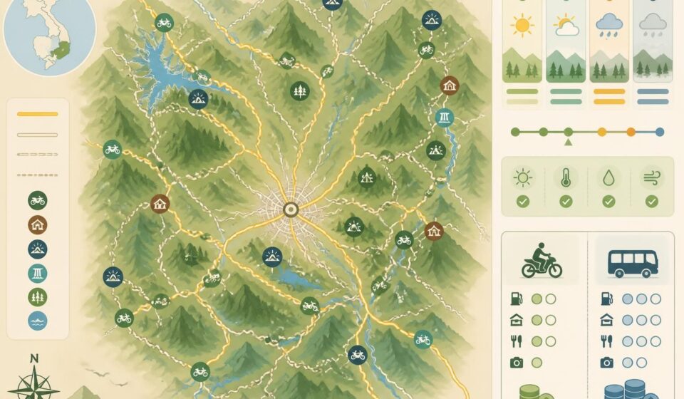 découvrez đà lạt à moto en explorant les routes de montagne secrètes que les bus touristiques ne connaissent pas, pour une aventure authentique et inoubliable.