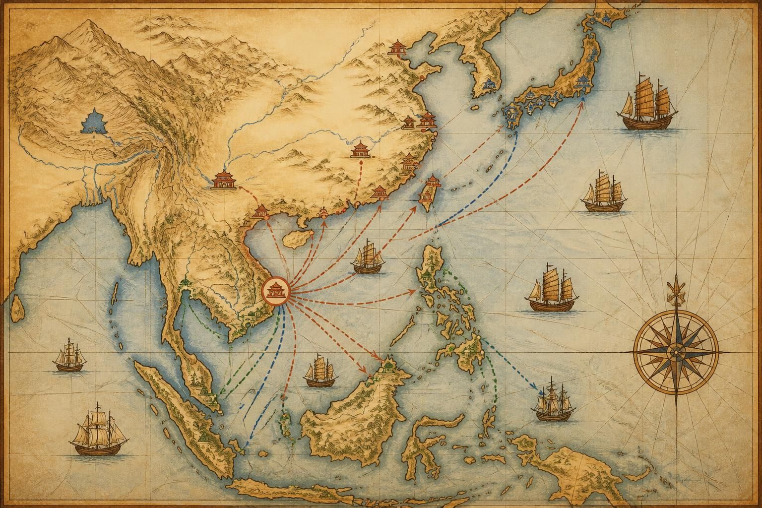 découvrez l'histoire fascinante du port marchand de hội an au xviie siècle, où les comptoirs japonais et chinois dominaient le commerce en asie.