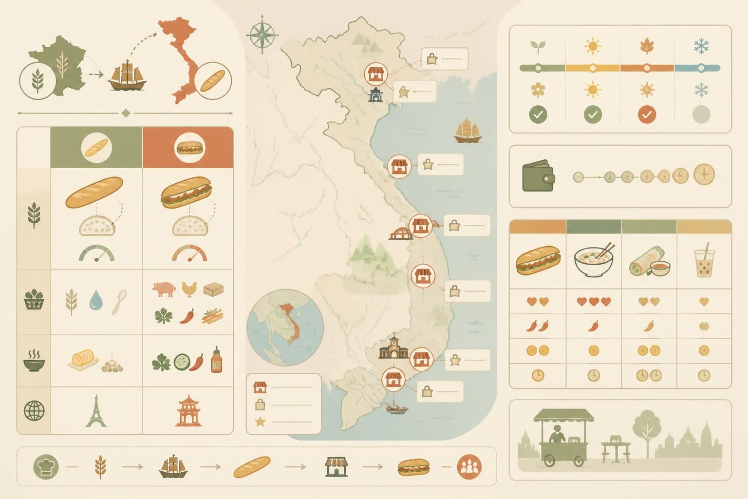 découvrez la baguette vietnamienne, un savoureux héritage de la boulangerie française adapté aux saveurs locales, emblème incontournable de la street food vietnamienne.